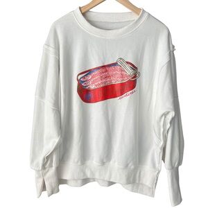 Sardines Graphic Camden Pullover Sweatshirt